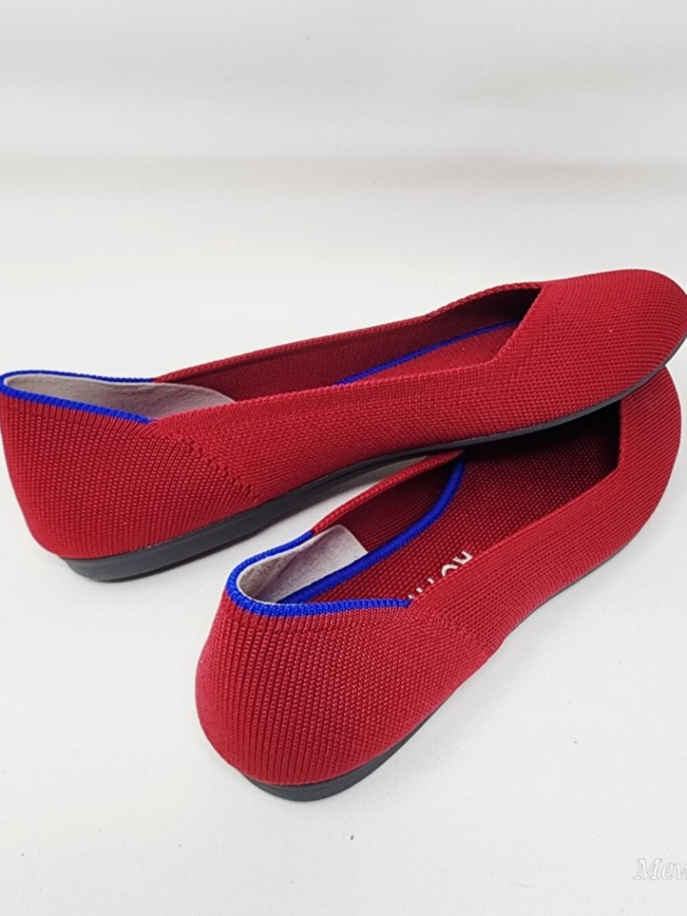 NEW - Rothy's Women 8 Scooter Red Slip-on Flat, Orig. $130
